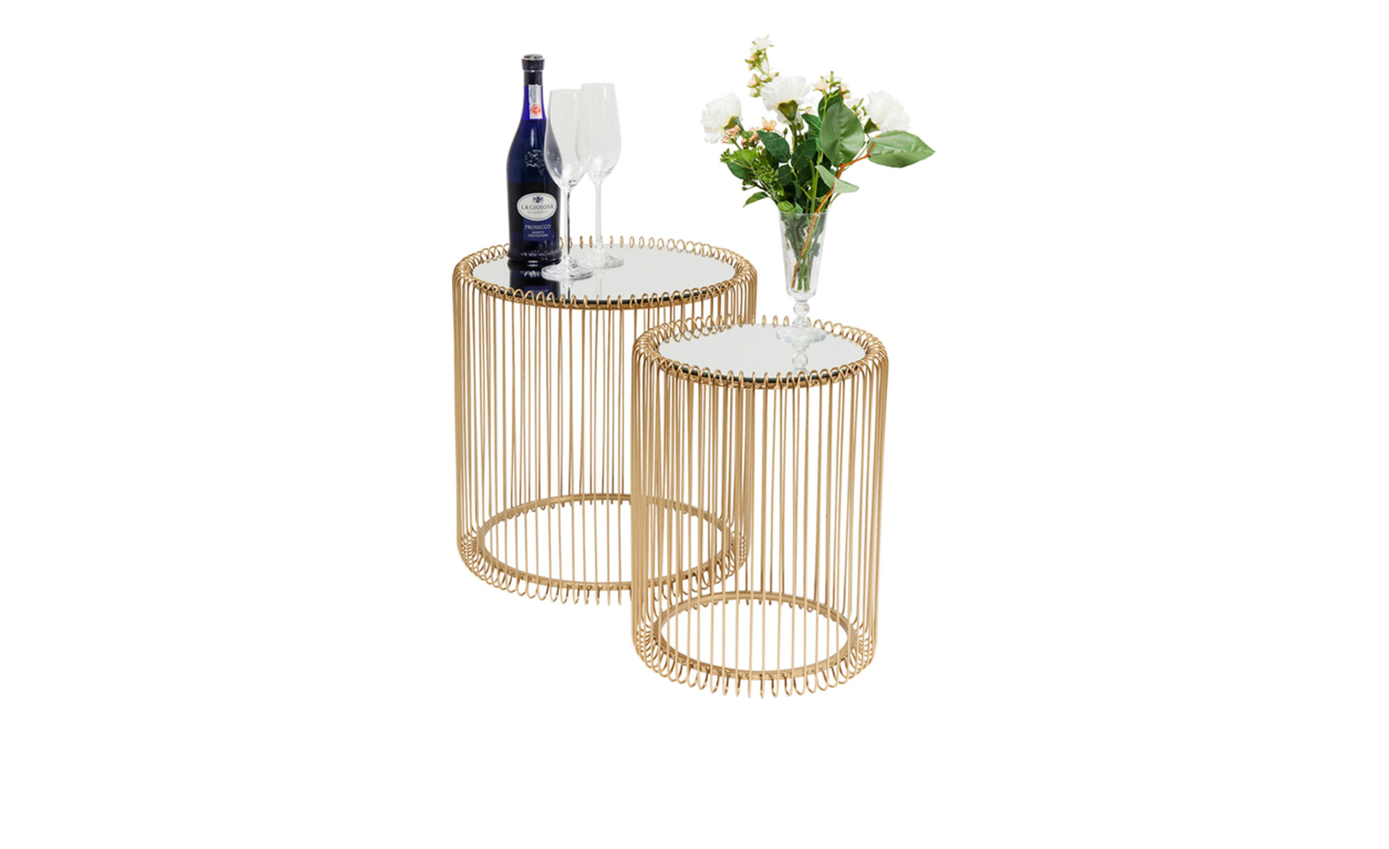 Beistelltisch 2er-Set Wire