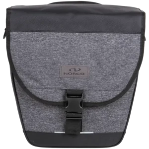 Norco Drayton City Tasche mit KLICKfix Kompakt Schiene mit variabler Hakenposition grau/schwarz Seitentasche