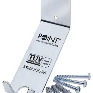 POINT Fahrrad-Wandhalter silber