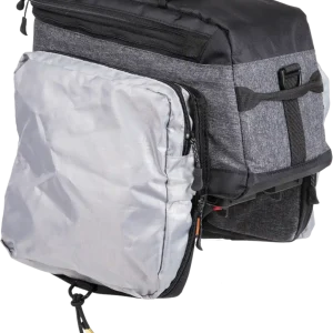 Norco Danbury Gepäckträgertaschen mit KLICKfix UniKlip 2 Adapter grau / schwarz