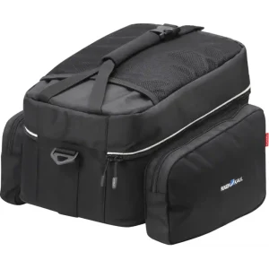 KLICKfix Rackpack Touring mit KLICKfix Bodenkupplung für GTA Adapter schwarz Gepäckträgertasche