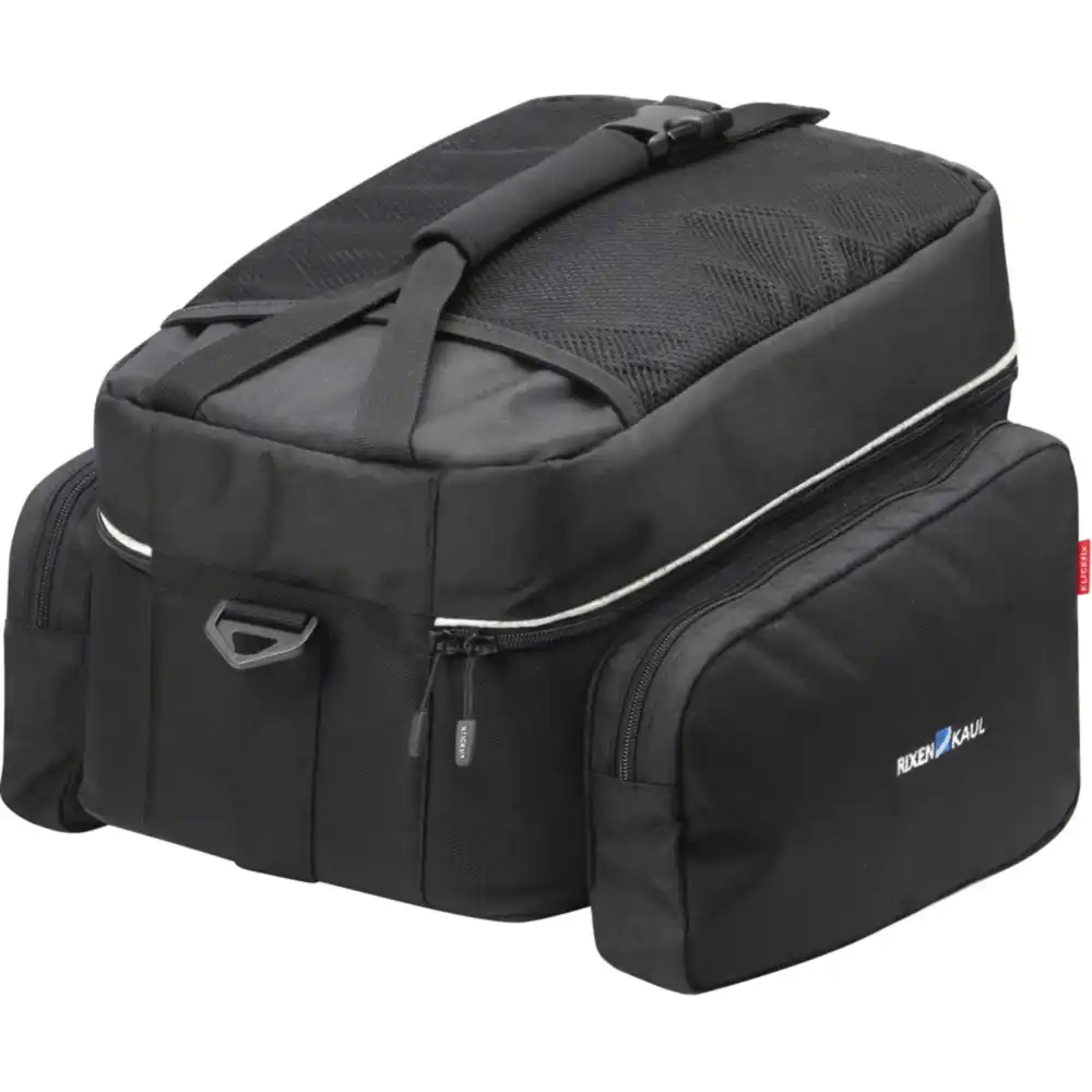 KLICKfix Rackpack Touring mit KLICKfix Bodenkupplung für GTA Adapter schwarz Gepäckträgertasche