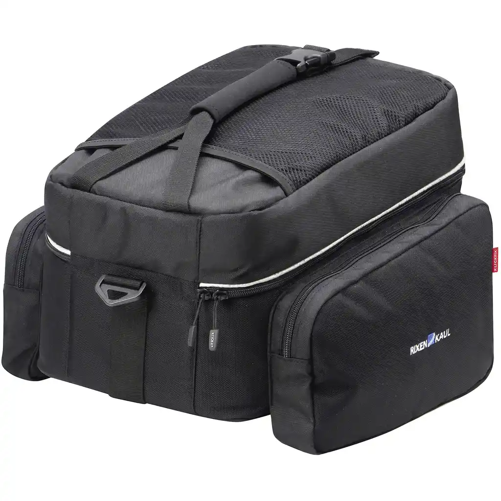 KLICKfix Rackpack Touring Gepäckträgertasche mit KLICKfix UniKlip Adapter schwarz