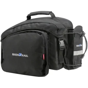 KLICKfix Rackpack 1 Plus Gepäckträgertasche mit KLICKfix Bodenkupplung für Racktime Gepäckträger schwarz