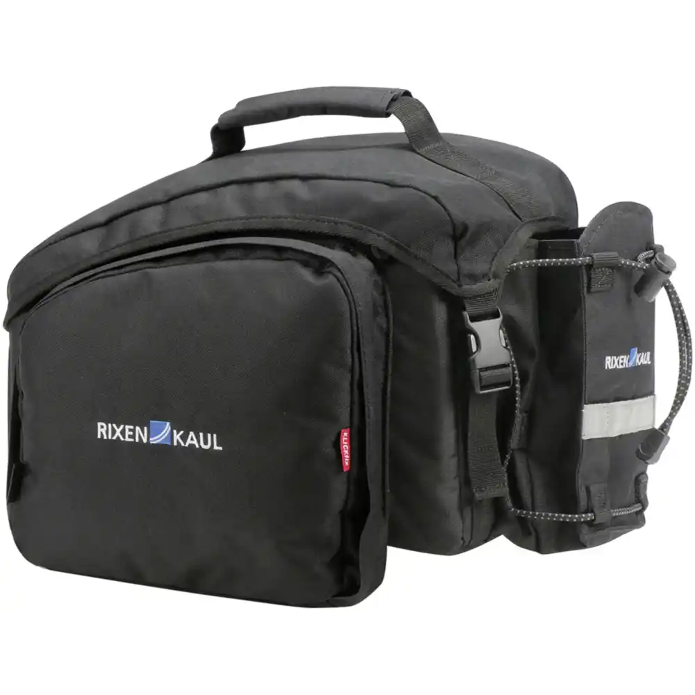 KLICKfix Rackpack 1 Plus Gepäckträgertasche mit KLICKfix Rackpack Kupplung schwarz