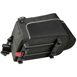 KLICKfix Rackpack Light Gepäckträgertasche mit KLICKfix Bodenkupplung für Racktime Gepäckträger schwarz