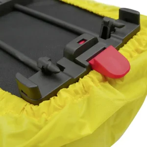 KLICKfix Rackpack XL mit KLICKfix Bodenkupplung für Racktime Gepäckträger schwarz Gepäckträgertasche