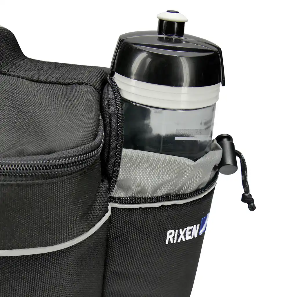 KLICKfix Rackpack Light Gepäckträgertasche mit KLICKfix UniKlip 2 Adapter schwarz