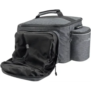 KLICKfix Rackpack Sport Plus mit KLICKfix UniKlip 2 Adapter grau Gepäckträgertasche