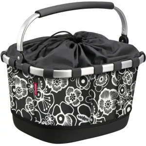 KLICKfix Reisenthel Carrybag GT mit KLICKfix UniKlip 2 Adapter fleur schwarz