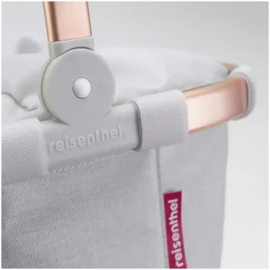 KLICKfix Reisenthel Carrybag GT mit KLICKfix UniKlip 2 Adapter twist sky rose Gepäckträgerkorb