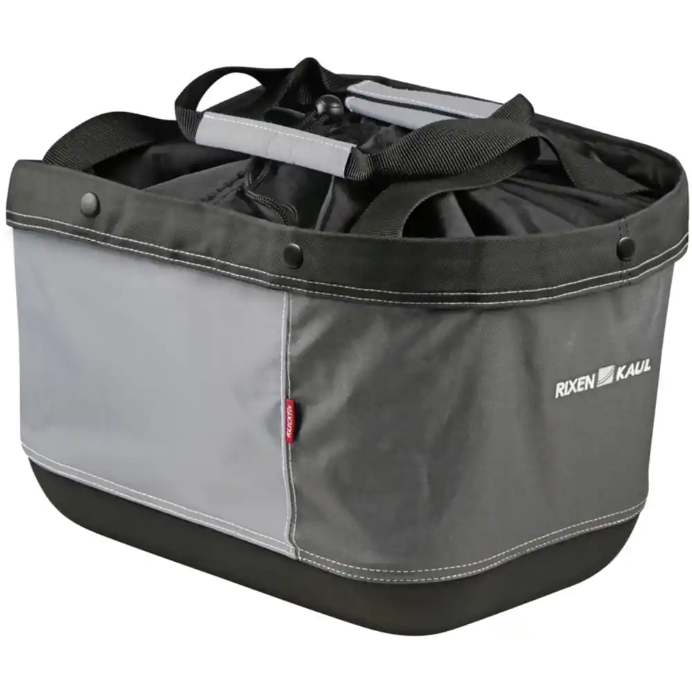 KLICKfix Shopper Alingo GT grau / schwarz Gepäckträgertasche
