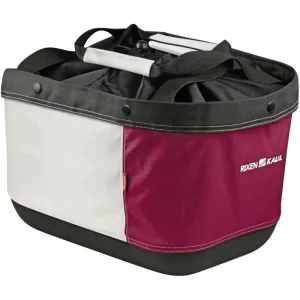 KLICKfix Gepäckträgertasche Shopper Alingo GT  rot/creme /  schwarz