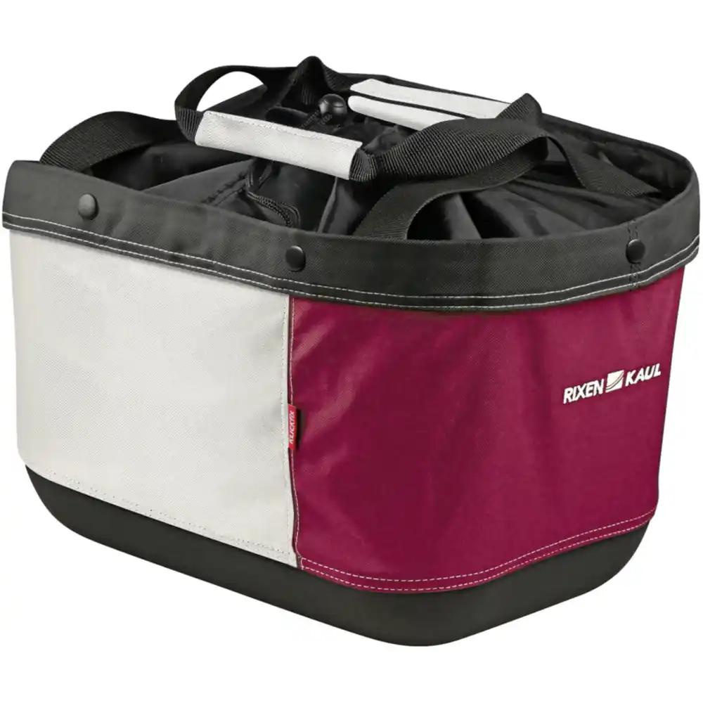 KLICKfix Gepäckträgertasche Shopper Alingo GT rot/creme / schwarz