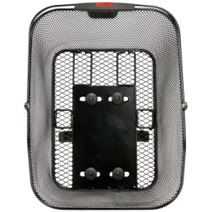 KLICKfix City Korb 2 mit KLICKfix KorbKlip 2 Adapter schwarz Gepäckträgerkorb