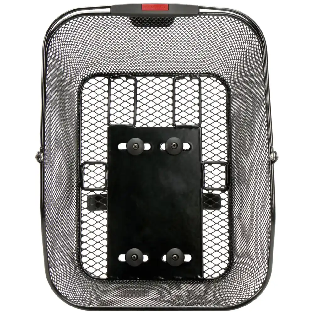 KLICKfix City Korb 2 mit KLICKfix KorbKlip 2 Adapter schwarz Gepäckträgerkorb