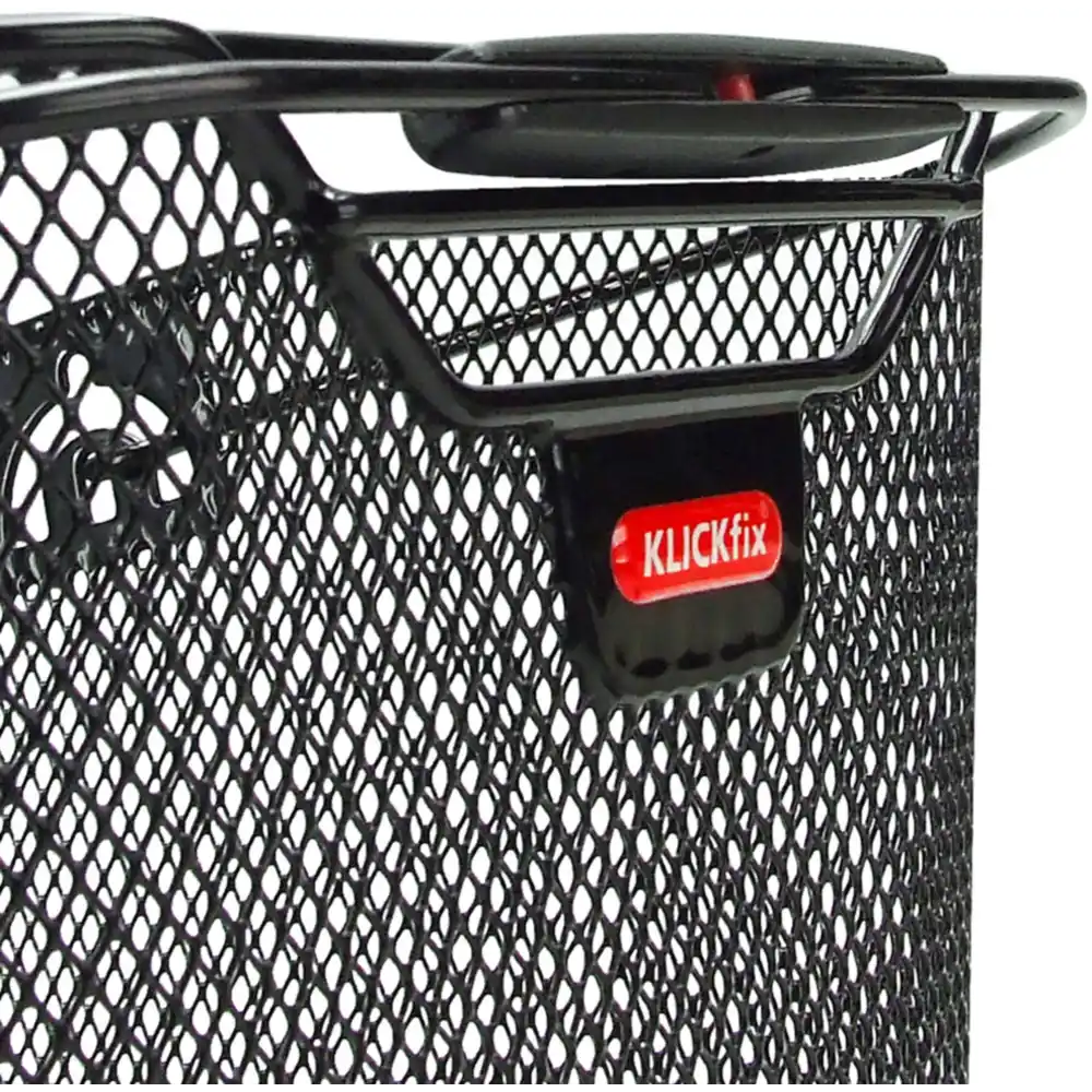KLICKfix Gepäckträgerkorb Citymax mit KLICKfix GTA Kupplungsset schwarz