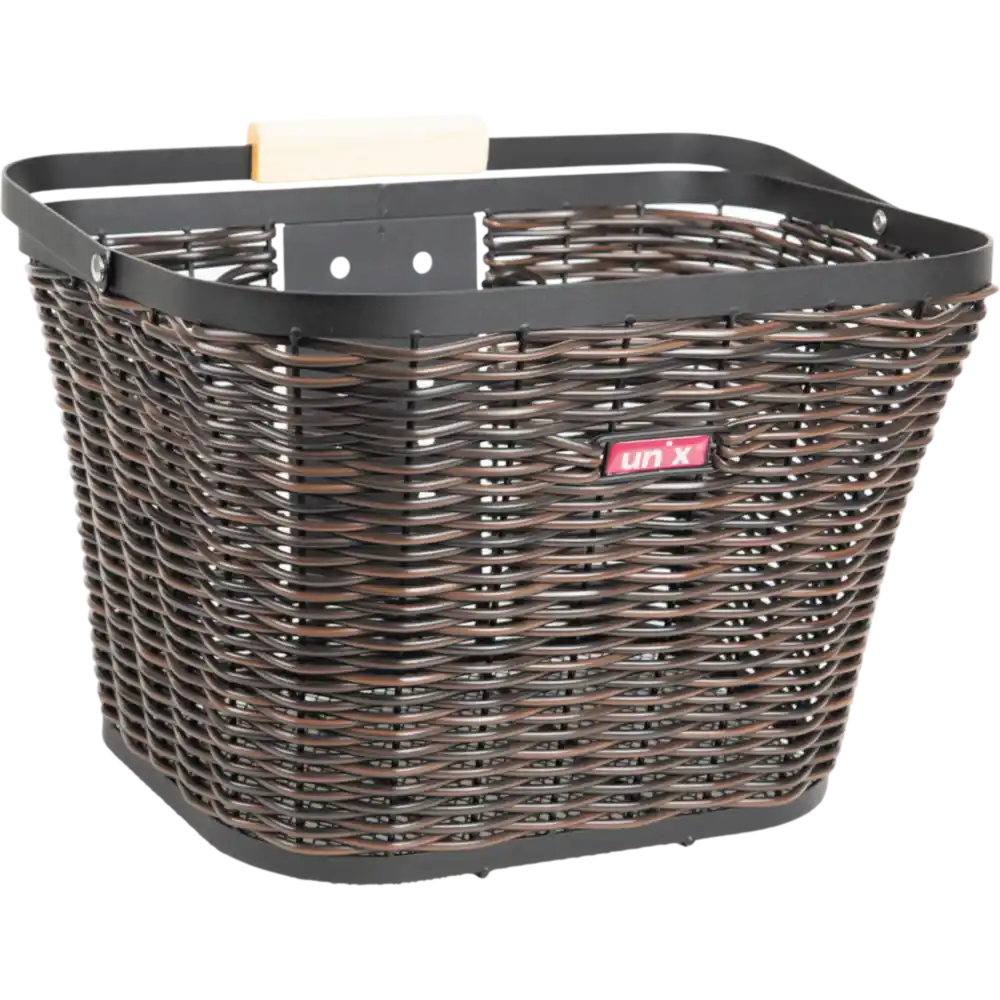 UNIX Bettino Vorderradkorb schwarz/braun