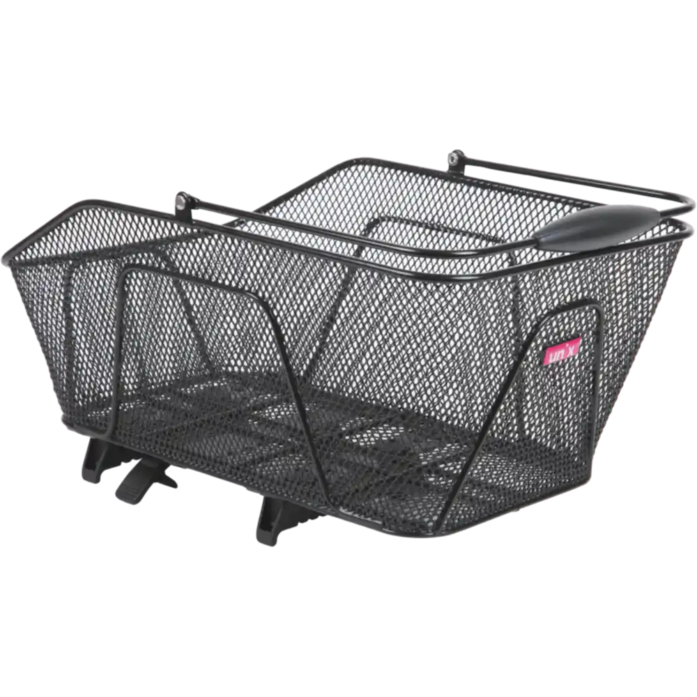 UNIX Hinterradkorb Rosetto mit KLICKfix Topklip Adapter schwarz