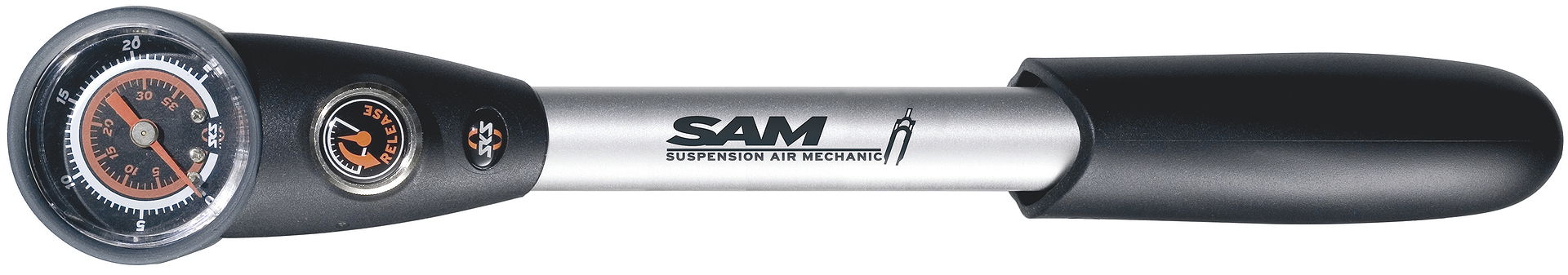 SKS Dämpferpumpe Sam silber 22 bar / 315 PSI