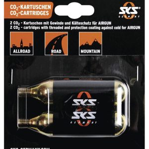 SKS CO2 Luftkartusche 16 Gramm schwarz/messing