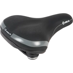 Velo E-Bike Komfortsattel  schwarz / grau/weiss