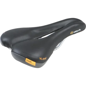 Velo Plush Sportsattel Herren  schwarz / grau/gelb