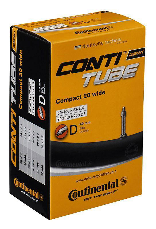 Continental Fahrradschlauch DV Ventil 24" Compact 40 mm 32/47-507/544