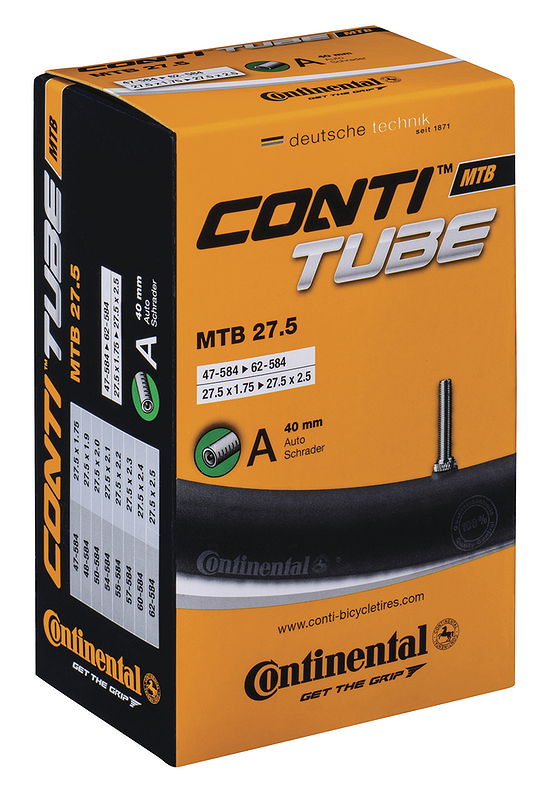 Continental Fahrradschlauch AV Ventil 27,5" MTB 40 mm 47/62-584