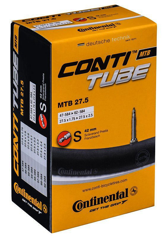 Continental Fahrradschlauch SV Ventil 27,5" MTB 42 mm 47/62-584