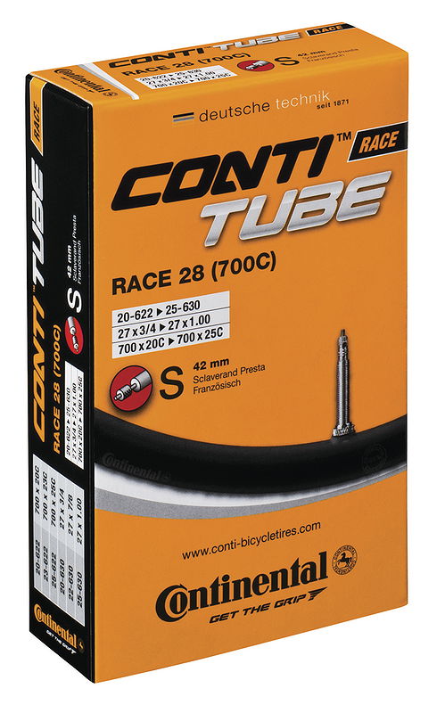 Continental Fahrradschlauch SV Ventil 28" Race 42 mm 20/25-622/630