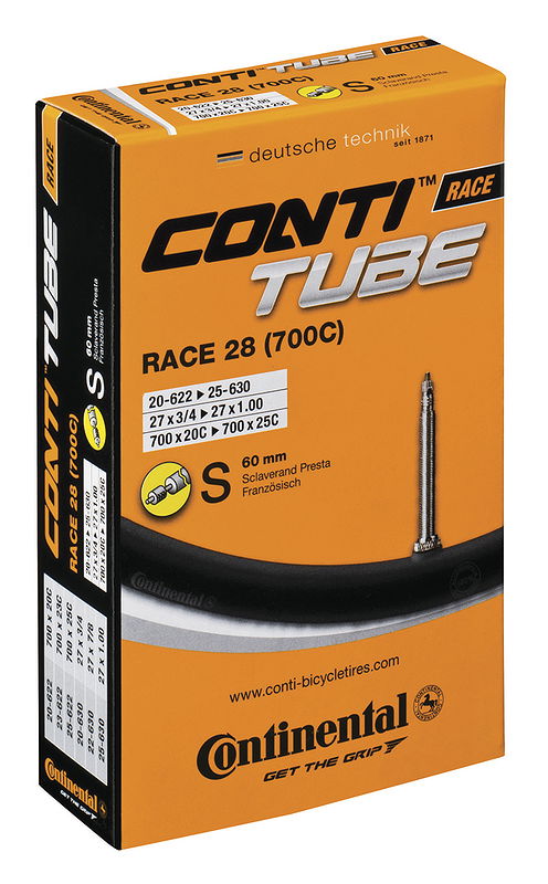 Continental Fahrradschlauch SV Ventil 28" Race 60 mm 20/25-622/630