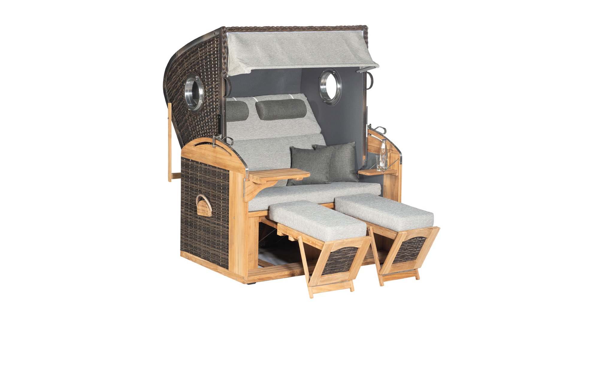 Strandkorb Fehmarn Teak XL
