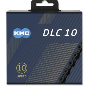 KMC Fahrrad Kette DLC10 10-fach schwarz 116 Glieder, 1/2" x 11/128"
