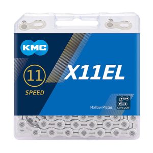 KMC Fahrrad Kette X11EL 11-fach silber 118 Glieder, 1/2" x 11/128"
