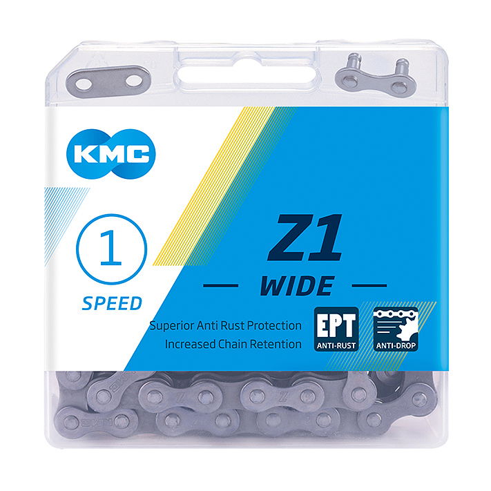 KMC Fahrrad Kette Z1 Wide EPT Nabenschaltung EPT 112 Glieder 1/2x1/8