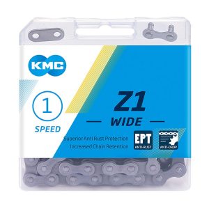 KMC Fahrrad Kette Z1 Wide EPT Nabenschaltung 128 Glieder 1/2×1/8
