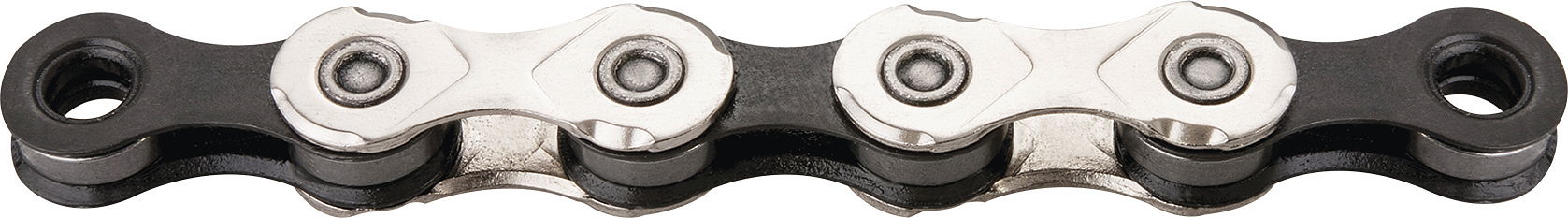 KMC Fahrrad Kette X-11 11-fach silber/schwarz 118 Glieder, 1/2"x11/128"