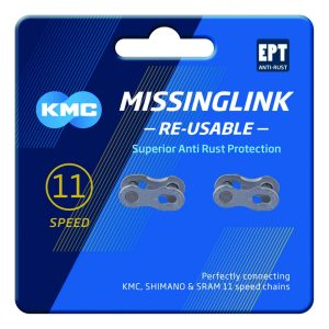 KMC Kettenverschlussglied MissingLink EPT 11-fach (5,65 mm) silber  1/2" x 11/128"