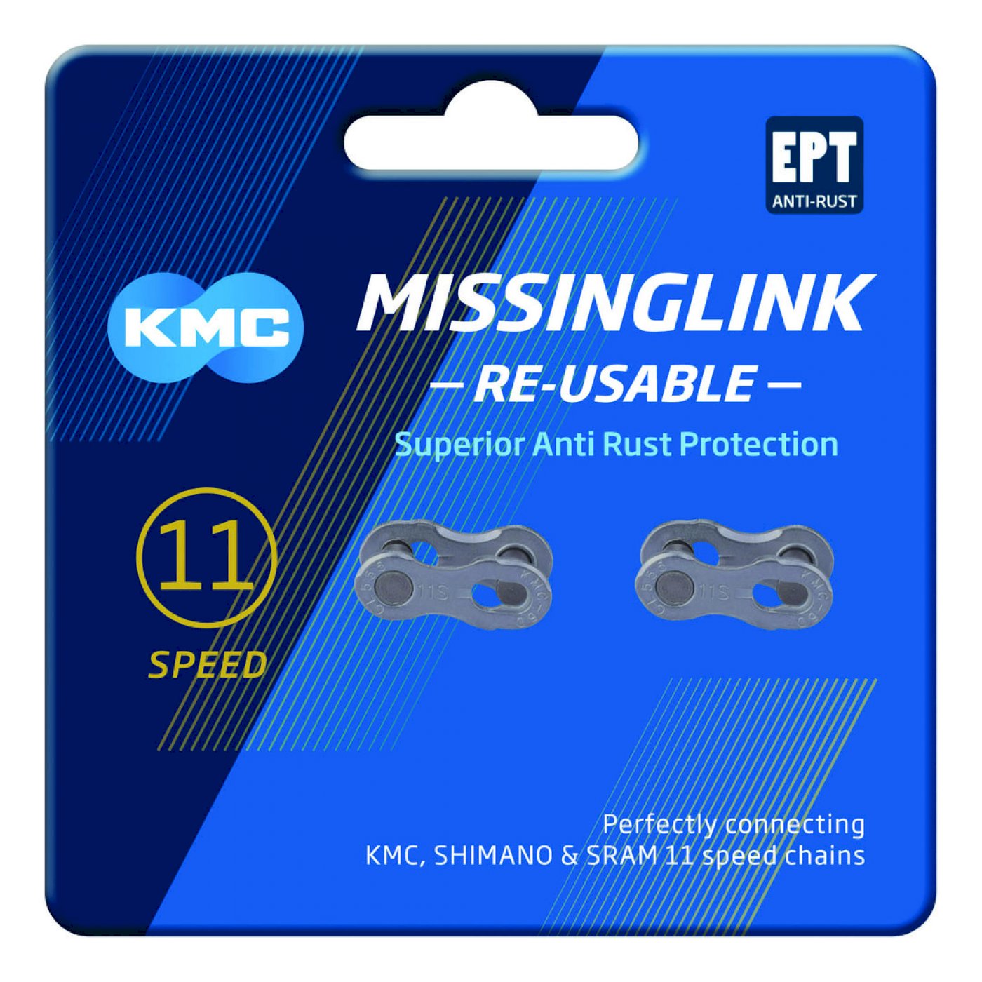 KMC Kettenverschlussglied MissingLink EPT 11-fach (5,65 mm) silber 1/2" x 11/128"