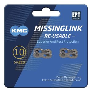 KMC Kettenverschlussglied MissingLink EPT 10-fach (5,88 mm) silber  1/2" x 11/128"