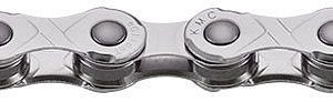 KMC Fahrrad Kette eGlide EPT 9/10/11-fach silber 132 Glieder, 1/2" x 11/128"