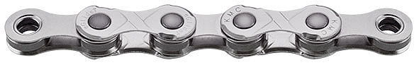 KMC Fahrrad Kette eGlide EPT 9/10/11-fach silber 132 Glieder, 1/2" x 11/128"