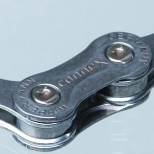 Connex Fahrrad Kette 900 9-fach silber 114 Glieder, 1/2" x 11/128"