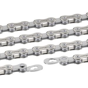 Connex Fahrrad Kette 904 9-fach silber 114 Glieder, 1/2" x 11/128"