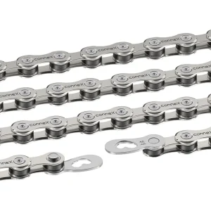 Connex Fahrrad Kette 10s8 10-fach silber 114 Glieder, 1/2" x 11/128"
