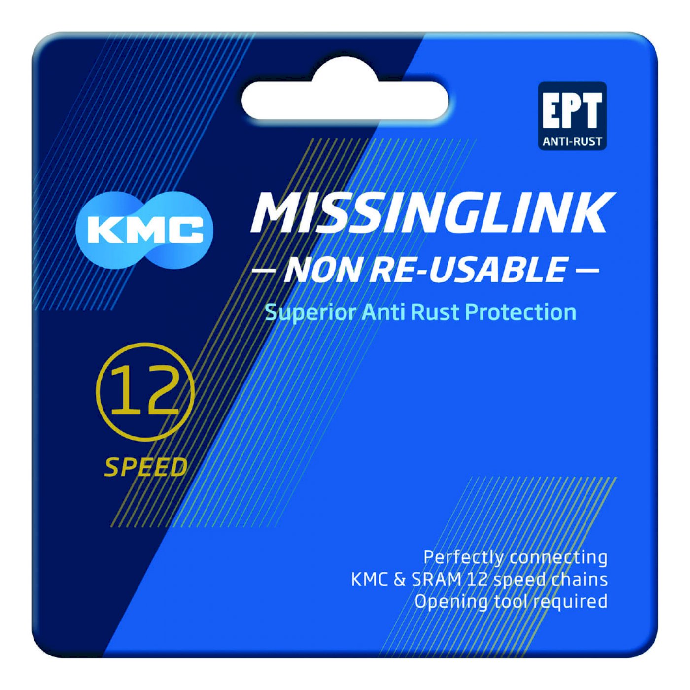 KMC Kettenverschlussglied MissingLink EPT 12-fach (5,2 mm) silber 1/2" x 11/128"