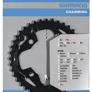 Shimano Kettenblatt FCM3000/4000 40 Zähne Y1RT98010