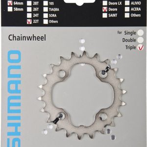 Shimano Kettenblatt Deore FCM532 22 Zähne Y1J822000