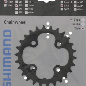 Shimano Kettenblatt Deore FCM590 26 Zähne Y1LD26000